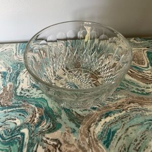 Reims France vintage glass bowl